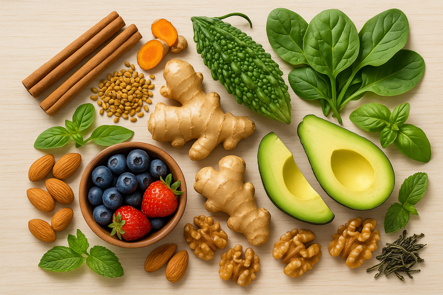 all natural ingredients for diabeates